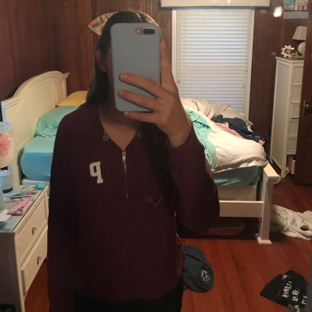 Pink Quarter Zip